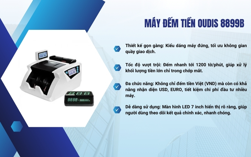 Máy đếm tiền OUDIS 8899B